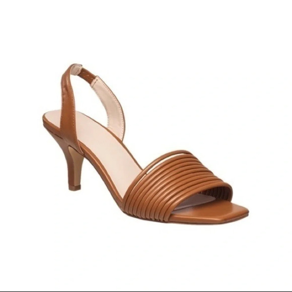 H Halston • Hong Kong Sling Back Strappy Heel Sandals - Picture 1 of 7